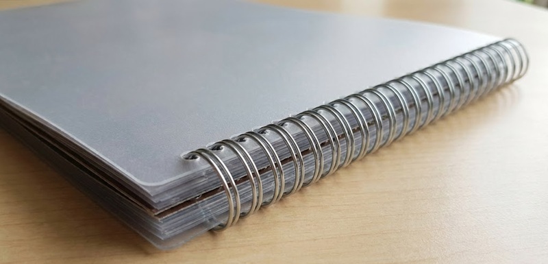 In menu đóng gáy lò xo kẽm giá rẻ tiện lợi