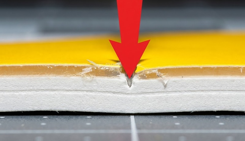 Nguyên lý cắt bế demi decal chỉ đứt lớp mặt