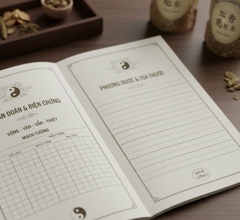 Bố cục nội dung sổ khám bệnh y học cổ truyền Bố cục nội dung sổ khám bệnh y học cổ truyền