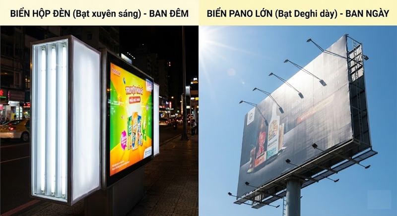 So sánh bạt hiflex xuyên sáng và bạt 2 da đế ghi