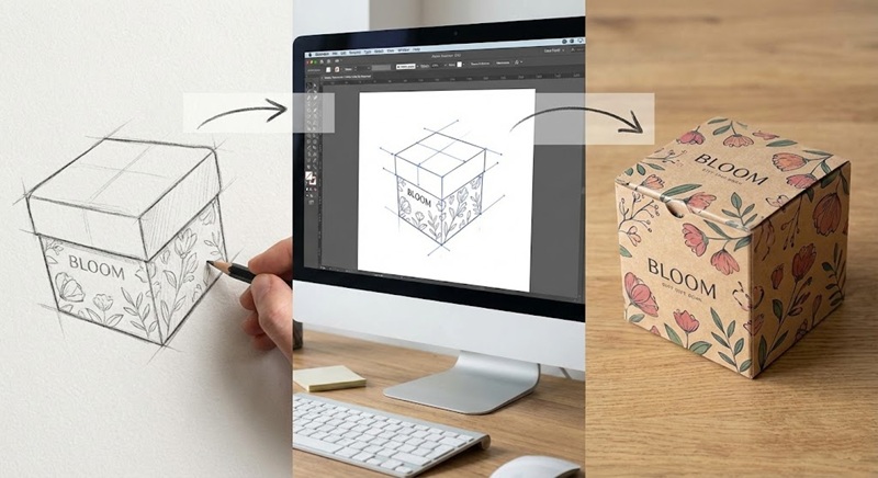 Quy trình từ thiết kế phác thảo đến in ấn thành phẩm Quy trình từ thiết kế phác thảo đến in ấn thành phẩm