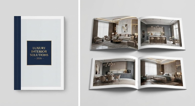 So sánh kích thước catalogue A4 khổ dọc và khổ ngang