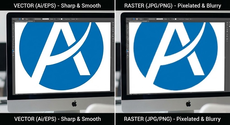 So sánh file vector và file ảnh bitmap khi in decal So sánh file vector và file ảnh bitmap khi in decal