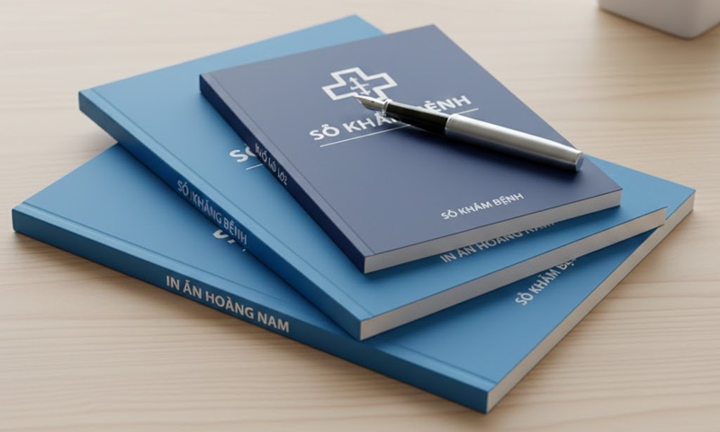 So sánh kích thước sổ khám bệnh A5 và khổ tùy chỉnh