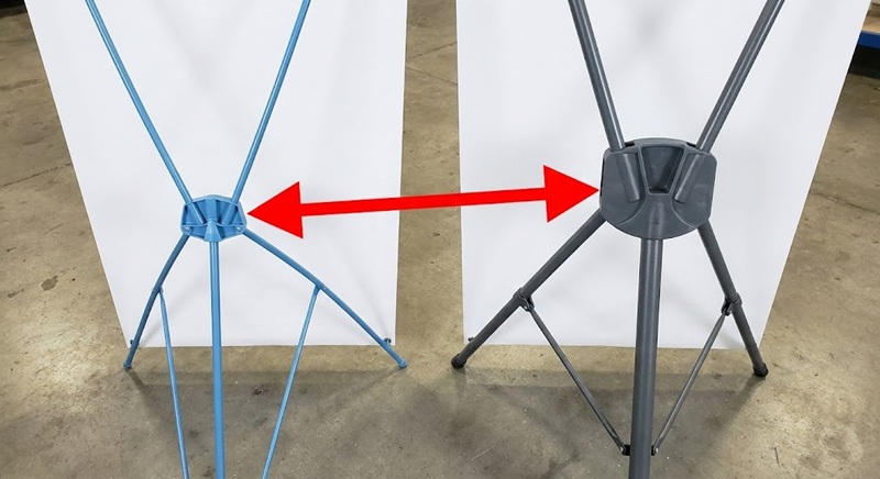 So sánh standee chữ x thường và standee cường lực giá sỉ