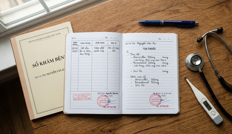 Tầm quan trọng của sổ khám bệnh trong việc theo dõi lịch sử bệnh lý