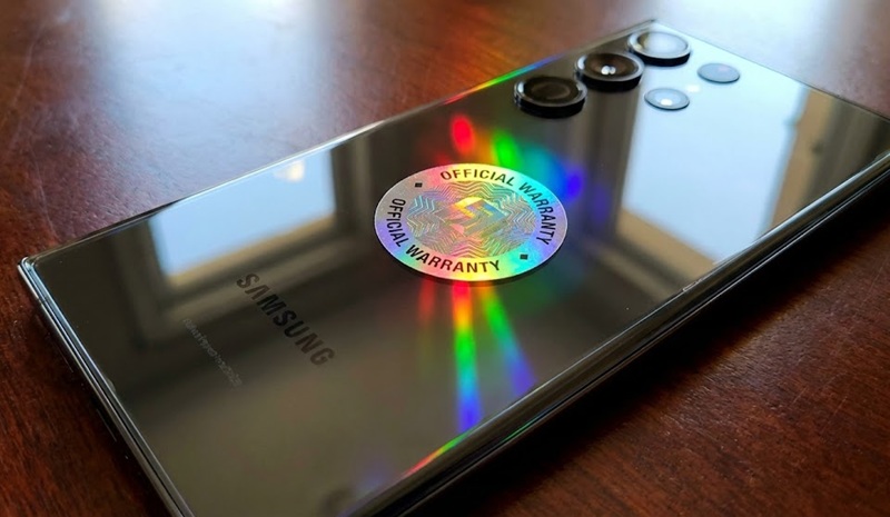 Tem 7 màu hologram dán bảo hành điện thoại cao cấp