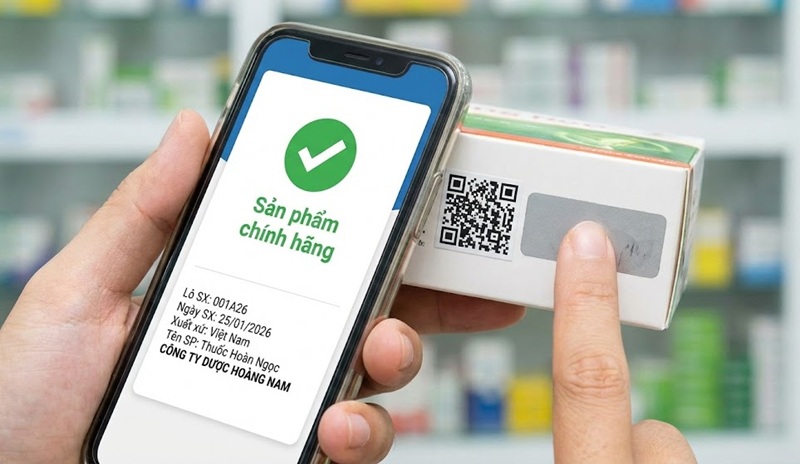 Tem chống giả QR Code kết hợp công nghệ SMS phủ cào