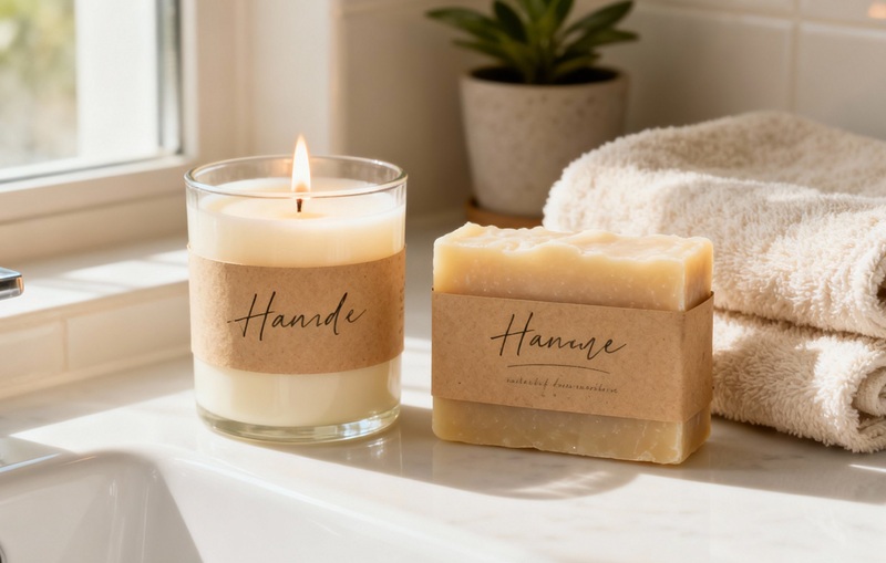 Tem nhãn decal giấy Kraft cho sản phẩm handmade vintage Tem nhãn decal giấy Kraft cho sản phẩm handmade vintage