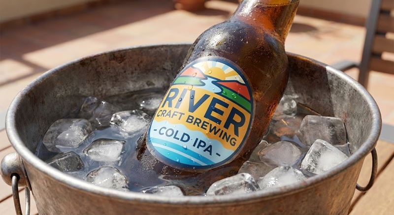 Tem decal nhựa chống nước tuyệt đối dán chai ướp lạnh