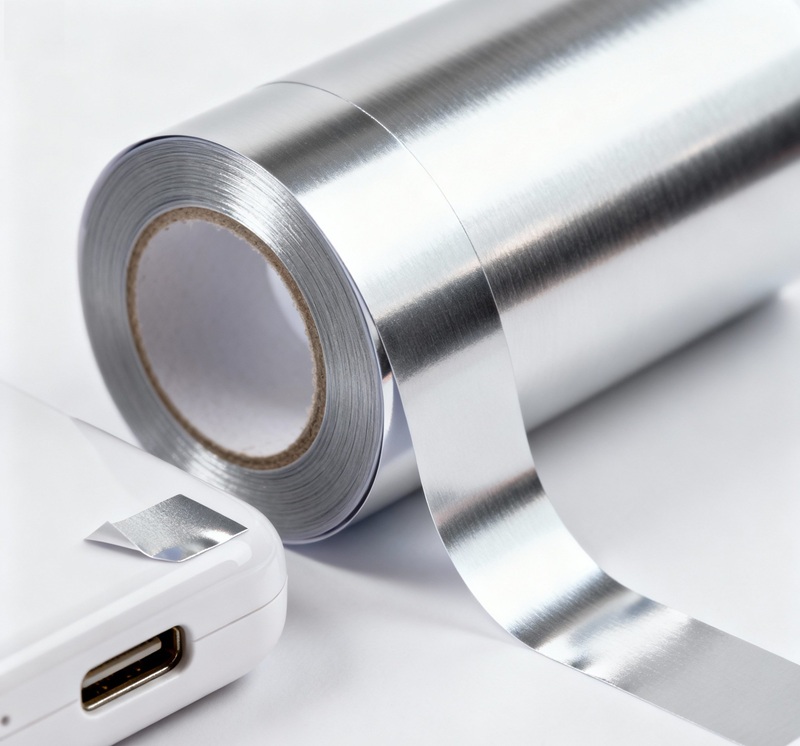 Mẫu tem decal xi bạc mờ dán thiết bị điện tử