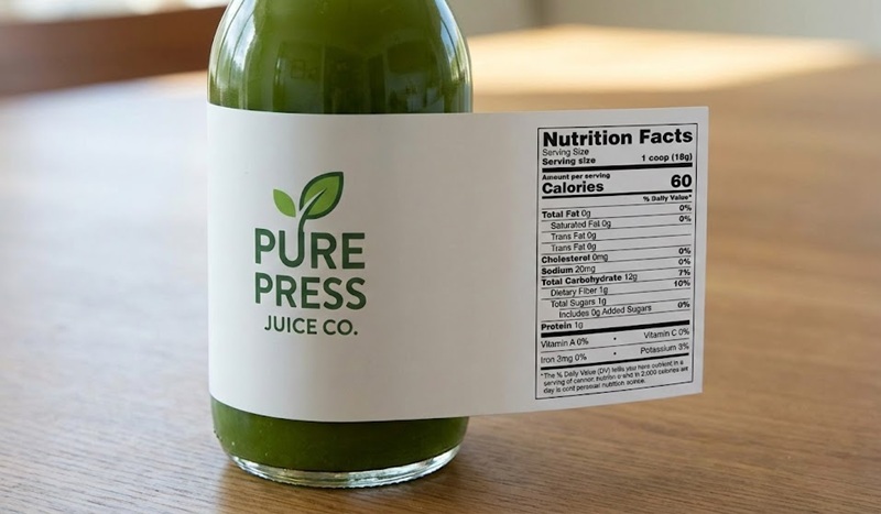 Mẫu tem nhãn nước ép in bảng thành phần dinh dưỡng chi tiết Mẫu tem nhãn nước ép in bảng thành phần dinh dưỡng chi tiết