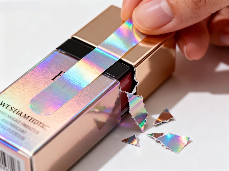 Cơ chế tem vỡ hologram chống tái sử dụng khi bóc