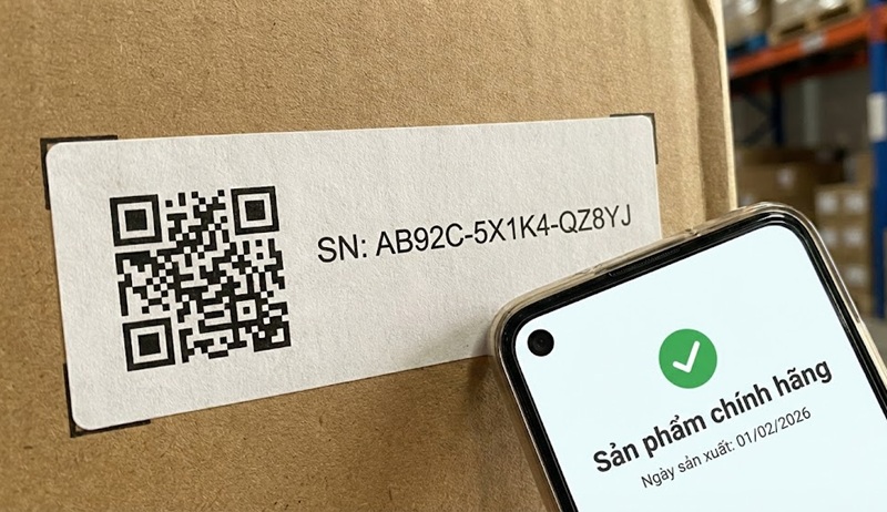Tem truy xuất nguồn gốc QR code công nghệ in biến đổi Tem truy xuất nguồn gốc QR code công nghệ in biến đổi
