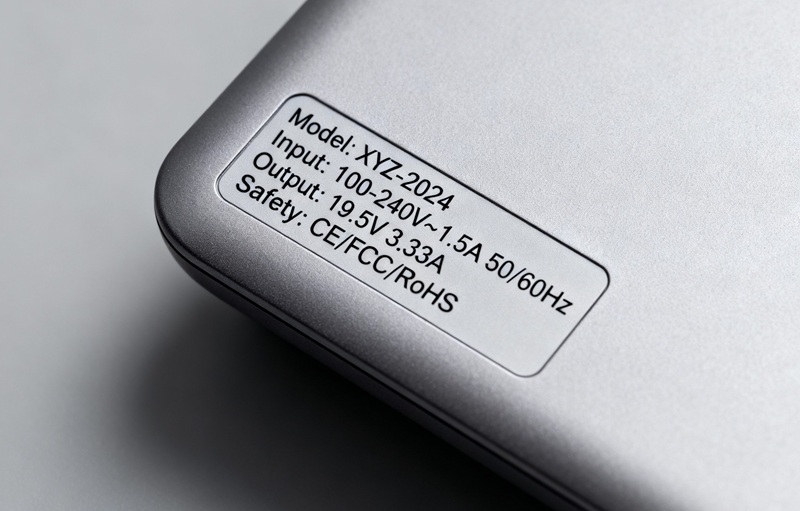 Tem xi bạc mờ in thông số kỹ thuật rõ nét