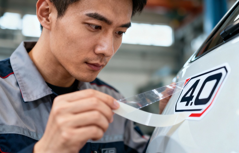 Kiểm tra độ bền mực in trên tem decal xi bạc