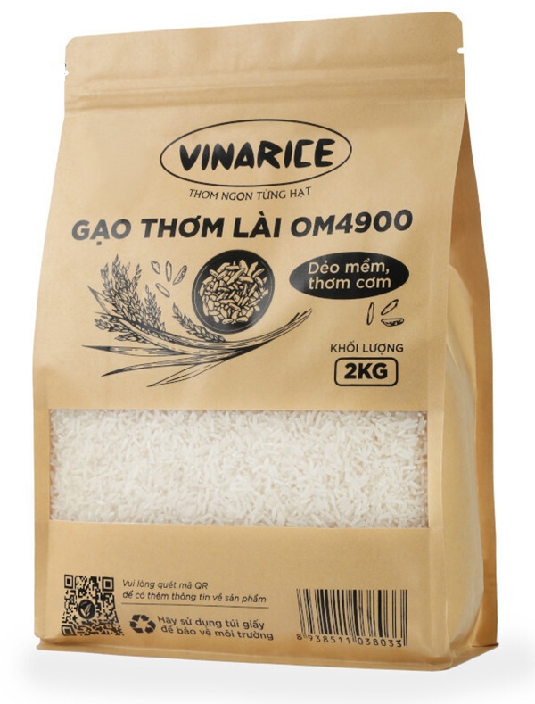 Một số mẫu thiết kế bao bì gạo đẹp mắt và ấn tượng