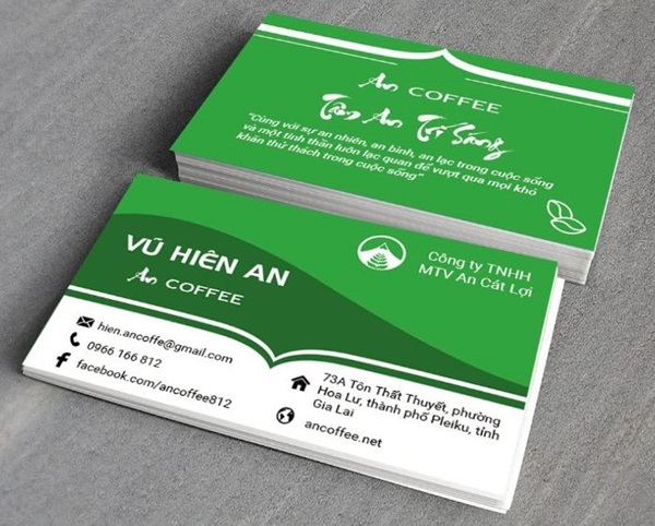 Mẫu thiết kế card visit chuyên nghiệp