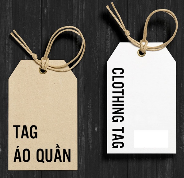 Mẫu thiết kế thẻ treo sản phẩm