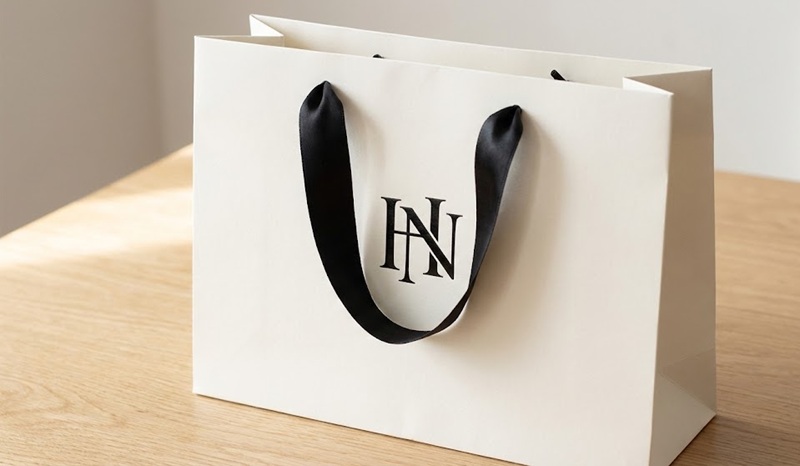 Mẫu thiết kế túi giấy phong cách tối giản sang trọng