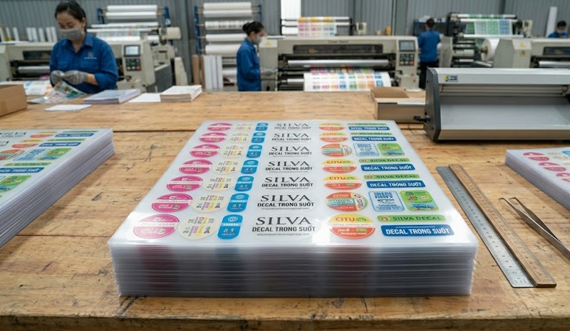 Tối ưu chi phí in decal nhựa trong khi đặt hàng số lượng lớn Tối ưu chi phí in decal nhựa trong khi đặt hàng số lượng lớn