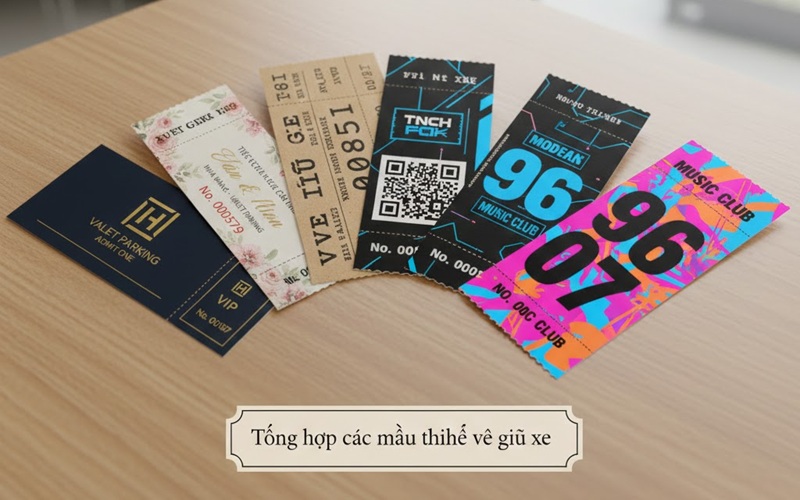 Tổng hợp các mẫu thiết kế vé giữ xe đẹp nhất hiện nay Tổng hợp các mẫu thiết kế vé giữ xe đẹp nhất hiện nay