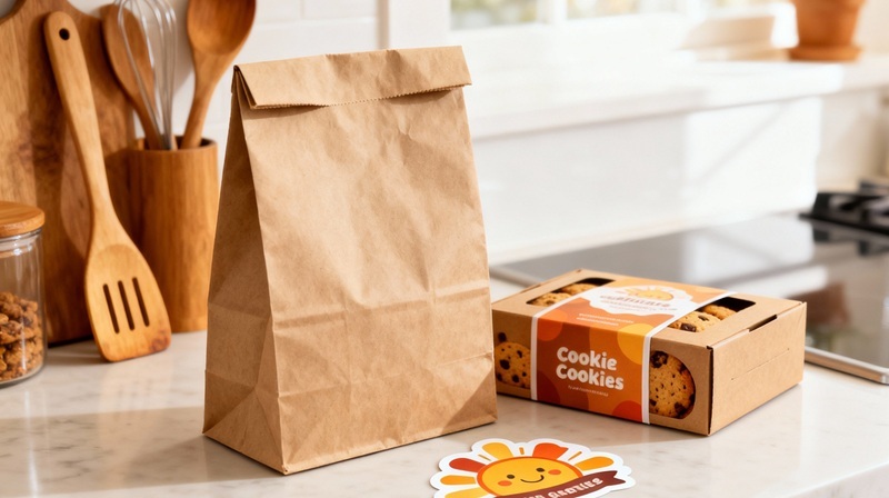 Ứng dụng tem decal giấy dán túi zip và hộp thực phẩm khô Ứng dụng tem decal giấy dán túi zip và hộp thực phẩm khô