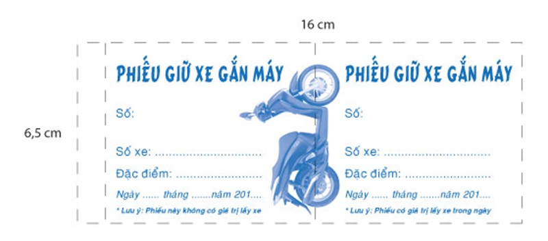 Tầm quan trọng của vé gửi xe máy