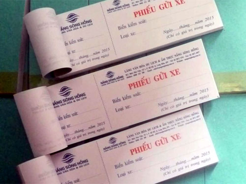 In vé xe giấy carbonless 2 liên 3 liên