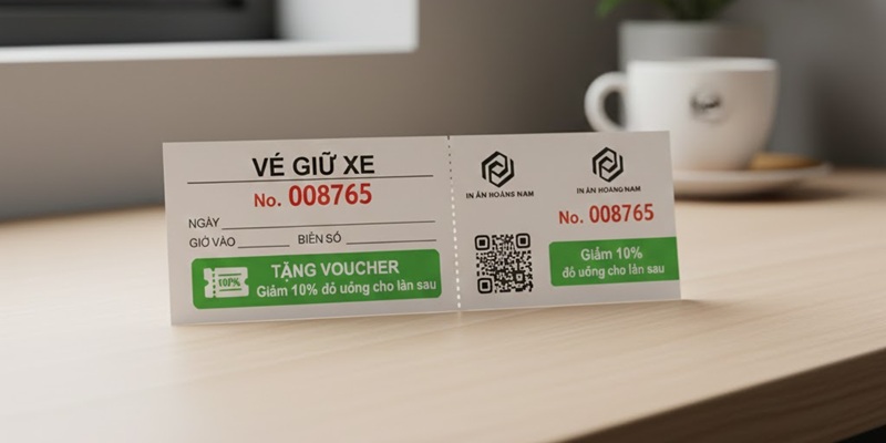 Vé xe giấy in voucher khuyến mãi marketing Vé xe giấy in voucher khuyến mãi marketing