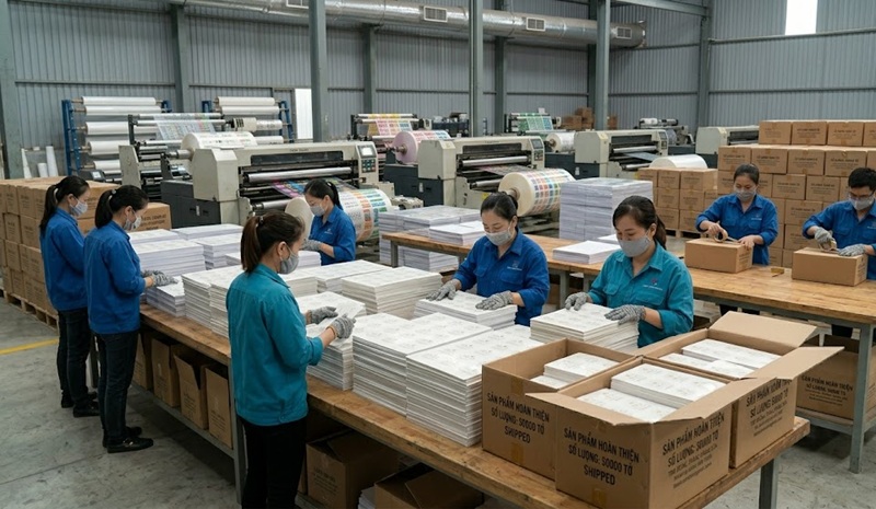 Xưởng gia công in decal trắng sữa chuyên nghiệp tại TPHCM