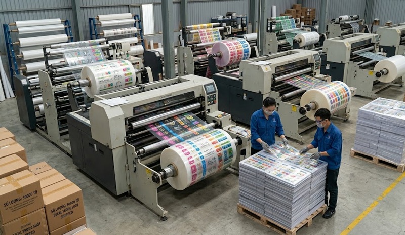 Xưởng in decal nhựa trong uy tín chất lượng tại TPHCM