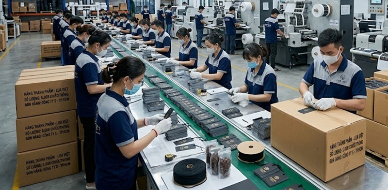 Phân xưởng sản xuất và gia công thẻ treo quần áo chuyên nghiệp tại Hoàng Nam TPHCM Phân xưởng sản xuất và gia công thẻ treo quần áo chuyên nghiệp tại Hoàng Nam TPHCM